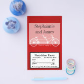 Microwave Popcorn Wrapper Crimson Red Double Bike Flyer (Einzeln)