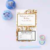 Microwave Popcorn Wrapper Damask Herbst Flyer (Einzeln)