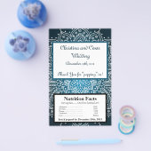 Microwave Popcorn Wrapper Deep Marokkanisches Blau Flyer (Einzeln)