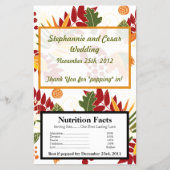 Microwave Popcorn Wrapper Fall Foliage Blätter Flyer (Vorne)