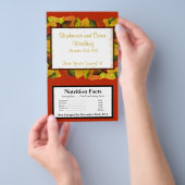 Microwave Popcorn Wrapper Foliage Blätter Flyer (Handgriff)