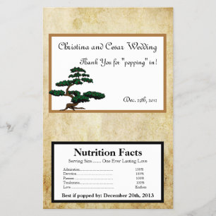 Microwave Popcorn Wrapper Geisha Flyer