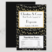 Microwave Popcorn Wrapper glühende Sommerleuchten (Vorne/Hinten)