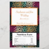 Microwave Popcorn Wrapper Herbst Blütenbrand Flyer (Vorne)