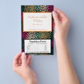 Microwave Popcorn Wrapper Herbst Blütenbrand Flyer (Handgriff)