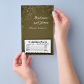 Microwave Popcorn Wrapper Herbst Herbst Braun Flyer (Handgriff)