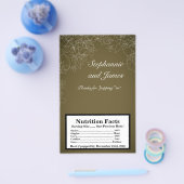 Microwave Popcorn Wrapper Herbst Herbst Braun Flyer (Einzeln)