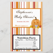 Microwave Popcorn Wrapper Herbst Pumpkin Baby Flyer (Vorne)