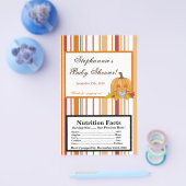 Microwave Popcorn Wrapper Herbst Pumpkin Baby Flyer (Einzeln)