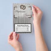 Microwave Popcorn Wrapper Horse Shoes auf Holzspit Flyer (Handgriff)