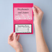 Microwave Popcorn Wrapper Hot Pink Doppelbike Flyer (Handgriff)