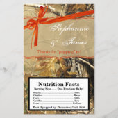 Microwave Popcorn Wrapper Hunters Camoflouge Camou Flyer (Vorne)