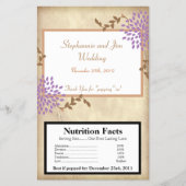 Microwave Popcorn Wrapper Lila und grün Flyer (Vorne)