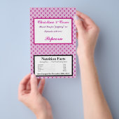 Microwave Popcorn Wrapper Magenta Lila Formal Fl Flyer (Handgriff)