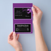 Microwave Popcorn Wrapper Mis XV Lila Morado Flyer (Handgriff)