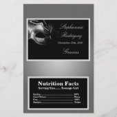 Microwave Popcorn Wrapper Mis XV Silver Flyer (Vorne)