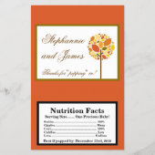 Microwave Popcorn Wrapper Moderner Baumherbst Flyer (Vorne)