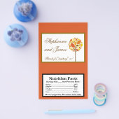 Microwave Popcorn Wrapper Moderner Baumherbst Flyer (Einzeln)