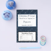 Microwave Popcorn Wrapper Navy Blue Dandelflow Flyer (Einzeln)