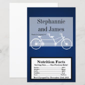Microwave Popcorn Wrapper Navy Blue Double Bike (Vorne/Hinten)