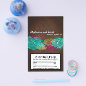 Microwave Popcorn Wrapper Neon Frühlingsbläschen Flyer (Einzeln)