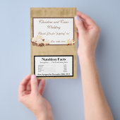 Microwave Popcorn Wrapper Oriental Blume Flyer (Handgriff)