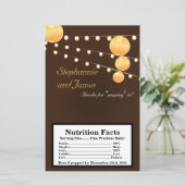 Microwave Popcorn Wrapper Paper Lanterns auf Brown (Stehend Vorderseite)