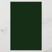 Microwave Popcorn Wrapper Peacock Green Feathers (Rückseite)