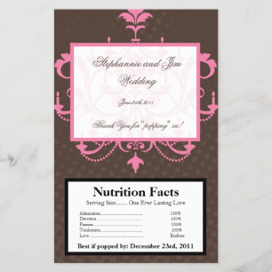 Microwave Popcorn Wrapper Pink Khandelier Flyer