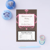 Microwave Popcorn Wrapper Pink Khandelier Flyer (Einzeln)