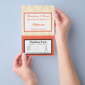 Microwave Popcorn Wrapper Pinkish/Peach Formal Sca Flyer (Handgriff)