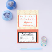 Microwave Popcorn Wrapper Pinkish/Peach Formal Sca Flyer (Einzeln)