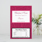 Microwave Popcorn Wrapper Raspberry Pink Loops/Swi (Stehend Vorderseite)