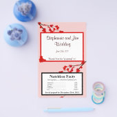 Microwave Popcorn Wrapper Red Cherry Blossom Flyer (Einzeln)