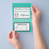 Microwave Popcorn Wrapper Seepferd Anchor Türkis Flyer (Handgriff)