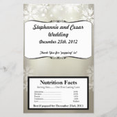 Microwave Popcorn Wrapper Silver Christmas Blur Flyer (Vorne)