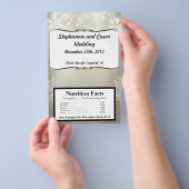 Microwave Popcorn Wrapper Silver Christmas Blur Flyer (Handgriff)