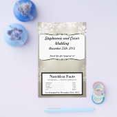 Microwave Popcorn Wrapper Silver Christmas Blur Flyer (Einzeln)