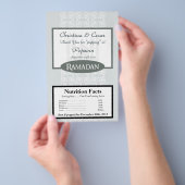 Microwave Popcorn Wrapper Soft Blue Islamic Ramada Flyer (Handgriff)