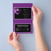 Microwave Popcorn Wrapper Sweet 16 Lila Lilac Flyer (Handgriff)