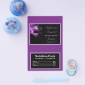 Microwave Popcorn Wrapper Sweet 16 Lila Lilac Flyer (Einzeln)