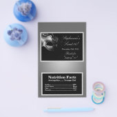 Microwave Popcorn Wrapper Sweet 16 Silver Flyer (Einzeln)