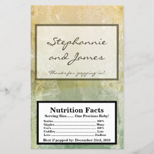 Microwave Popcorn Wrapper Vintag Bläserantik Flyer