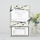 Microwave Popcorn Wrapper Winter Blossom (Stehend Vorderseite)