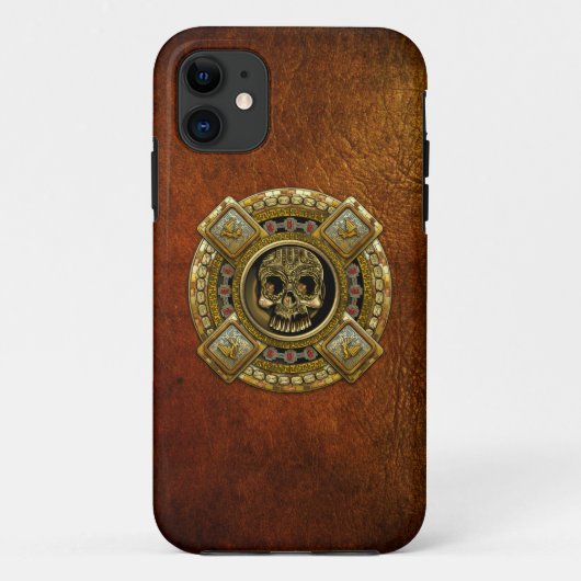 Mictlantecuhtli - aztekischer Gott des Todes Case-Mate iPhone Hülle (Rückseite)