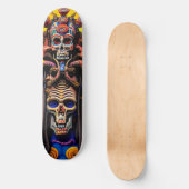 ‚Mictlantecuhtli‘ Skateboard (Vorderseite)