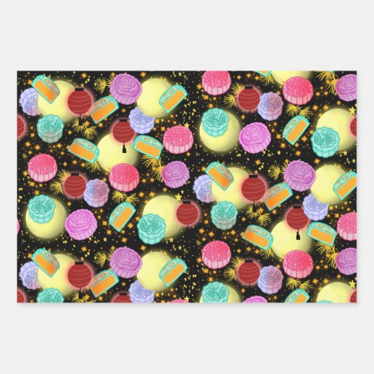 Mid Autumn Festival Geschenkpapier Set (Vorderseite 3)