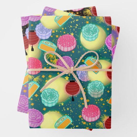 Mid Autumn Festival Geschenkpapier Set (Beispiel)