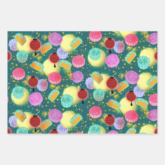 Mid Autumn Festival Geschenkpapier Set (Vorderseite)