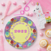 Mid Autumn Festival - Lavendel Paper Tellers Pappteller (Party)